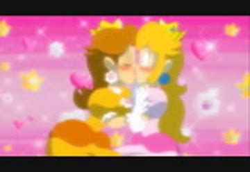 princess peach kiss daisy